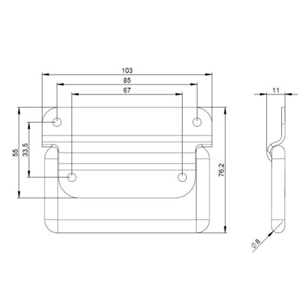 Uchwyt 3440  Adam Hall