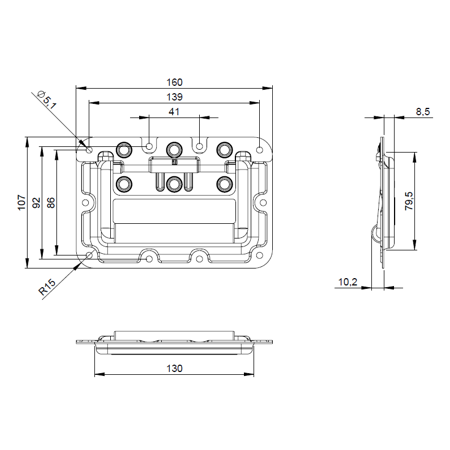 Uchwyt 34081  Adam Hall