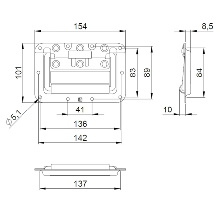 Uchwyt 34082  Adam Hall