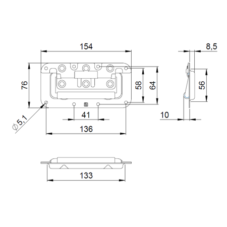 Uchwyt 340822  Adam Hall