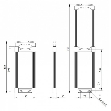 Uchwyt 34703  Adam Hall