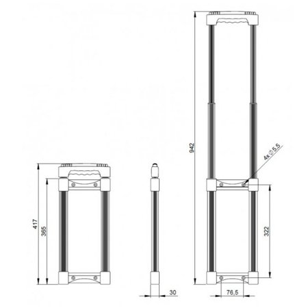 Uchwyt 34704  Adam Hall