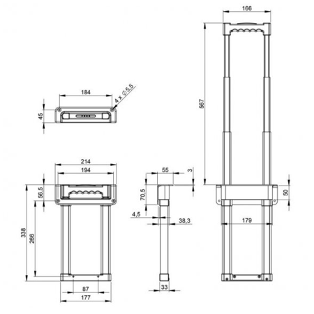 Uchwyt 3473  Adam Hall