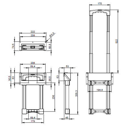 Uchwyt 3476041  Adam Hall