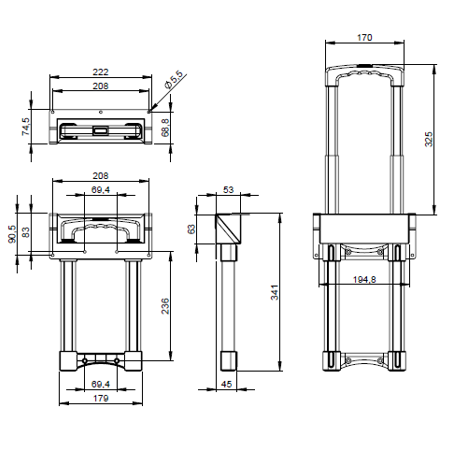 Uchwyt 3476033  Adam Hall