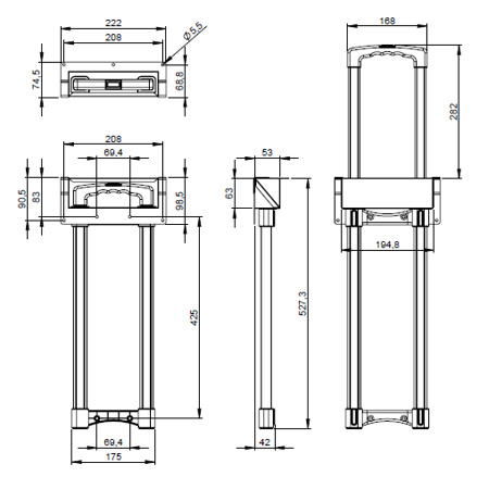 Uchwyt 3476023  Adam Hall