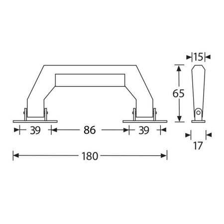 Uchwyt 3431  Adam Hall