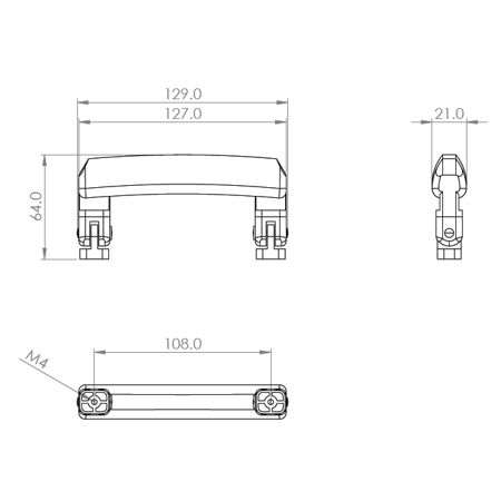 Uchwyt 34352  Adam Hall