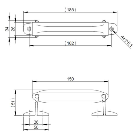 Uchwyt 3416  Adam Hall