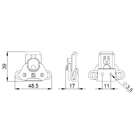 Zamek 17370 C  Adam Hall