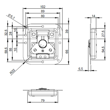 Zamek 17280  Adam Hall