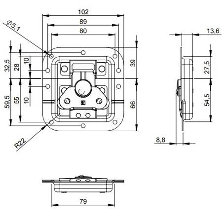 Zamek 17283  Adam Hall