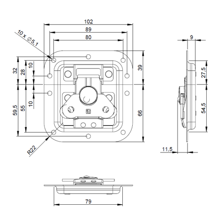 Zamek 17285  Adam Hall