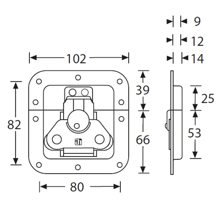 Zamek 17295 SP  Adam Hall