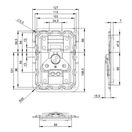 Zamek 172571  Adam Hall