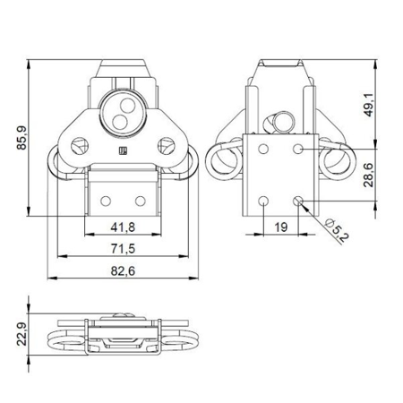 Zamek 17250 C  Adam Hall