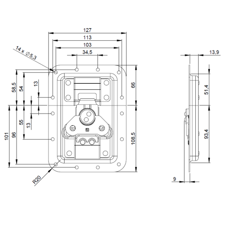 Zamek 172501  Adam Hall