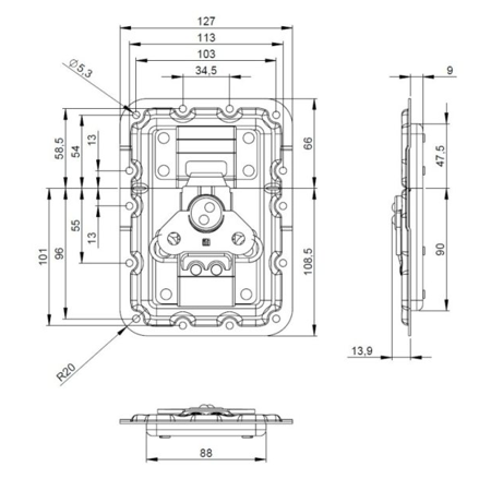 Zamek 172572  Adam Hall