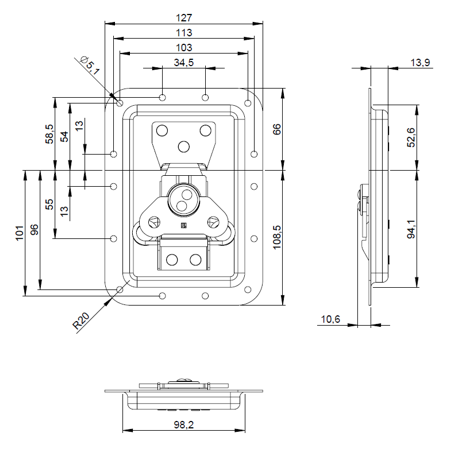 Zamek 17250 S  Adam Hall
