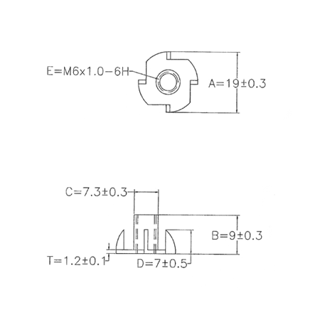 Nakrętka 5312  Adam Hall