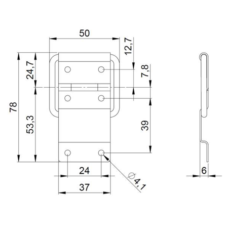 Zawias 2529 A   Adam Hall