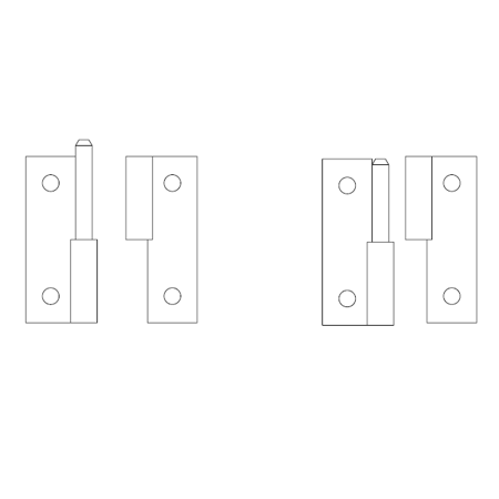 Zawias 2270 L  Adam Hall