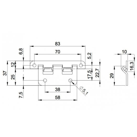 Zawias 2252  Adam Hall