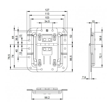 Zawias 270736  Adam Hall