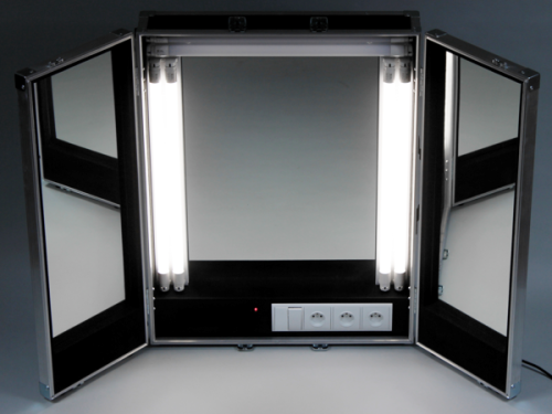 Lustro charakteryzatorskie mobilne