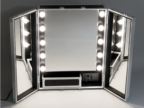 Lustro charakteryzatorskie mobilne