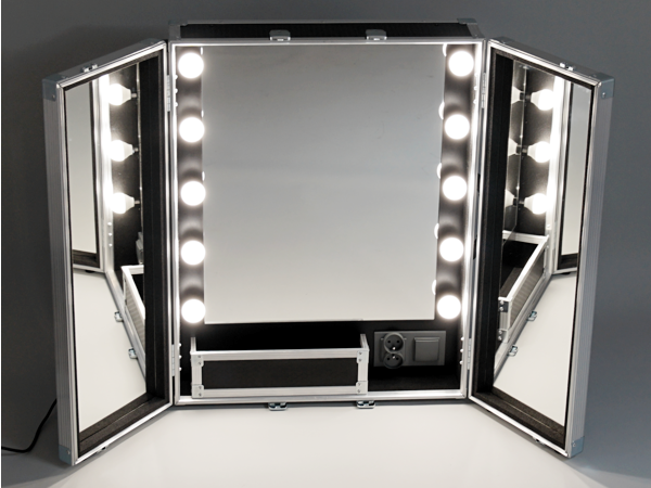 Lustro charakteryzatorskie mobilne