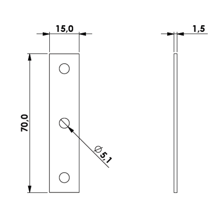 Podkładka 2602 SHIM  Adam Hall