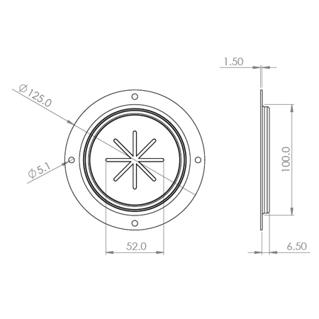 Przepust kablowy 87973  Adam Hall