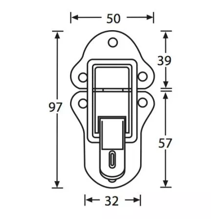 Zamek 1602 BLK   Adam Hall