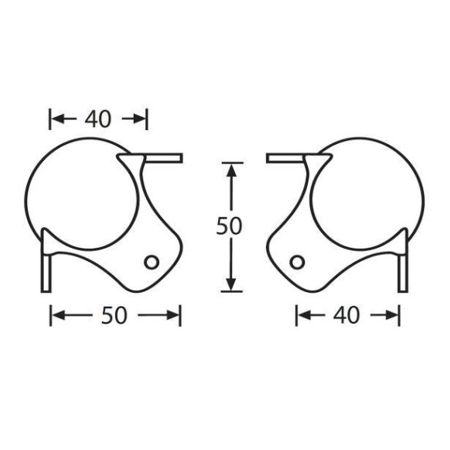 Narożnik 4120 BLK  Adam Hall