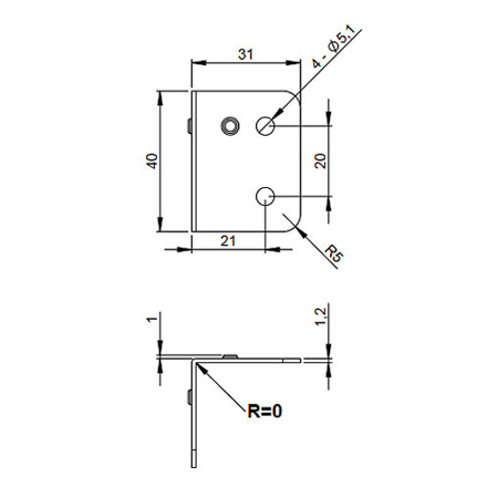 Klamra 40431 BLK - Adam Hall