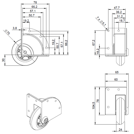 Kółko 37450 S  Adam Hall