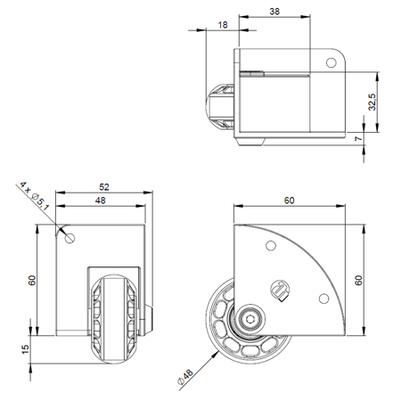 Kółko 37600S   Adam Hall