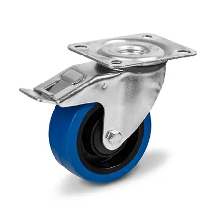 Koło z hamulcem100 mm  Rader