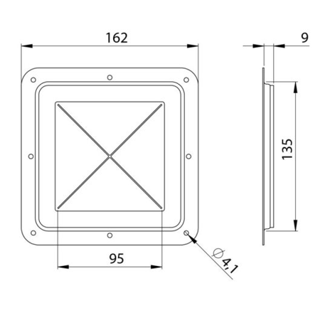 Przepust kablowy 87971  Adam Hall