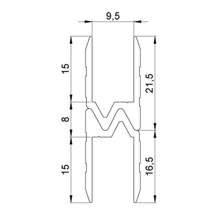 Profil 6103 BLK  Adam Hall